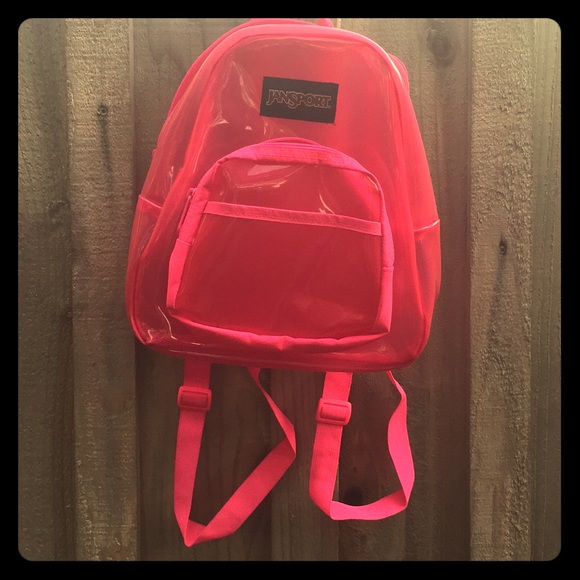 jansport clear mini backpack
